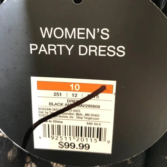 NWT Robert Rodriguez Neiman Marcus Target Black Lace Strapless Party Dress - Picture 3 of 16